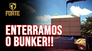 ENTERRAMOS NOSSO BUNKER  ABRIGO SECRETO NO BRASIL [upl. by Sharl]