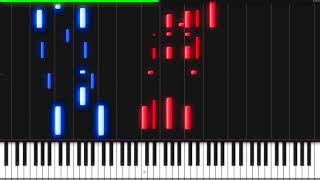 The Force Theme  Star Wars Piano Tutorial Synthesia  Piano Man [upl. by Anasxor]