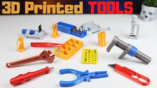 3D Printed TOOLS  13 Useful 3D Prints for Your Workshop 1 [upl. by Dag505]