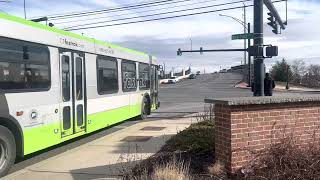 CTFastrak 712 on Route 153 [upl. by Eamaj452]