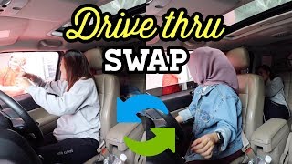 DRIVE THRU SWAP CHALLENGE  MBAK KFC SAMPE NYAMPERIN KITA  Indonesia [upl. by Lyndsie908]