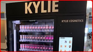 Lipstick and MakeUp From A Vending Machine Kylie Cosmetics by Kylie Jenner [upl. by Adnirual313]