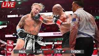 🔴JAKE PAUL VS MIKE TYSON FULL FIGHT LIVE [upl. by Aicekan]