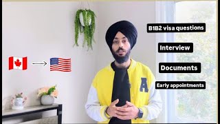 USA Tourist B1 and B2 Visa Interview Questions amp Answers or Early Appointments [upl. by Dasteel]