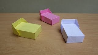 How to Make a Paper Bed  Easy Tutorials [upl. by Navad]