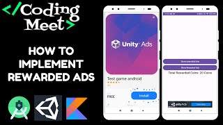 How to Implement Unity Rewarded Ads in Android Studio Kotlin 2023  Step by Step Guide [upl. by Patricio]