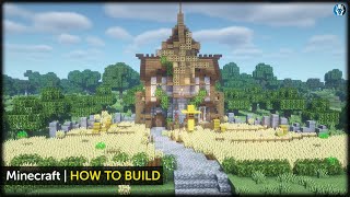 Minecraft How to Build a Wheat Farm Design Tutorial [upl. by Attekal]