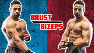 Meine Workout Routine  Das ULTIMATIVE BrustBizeps Training [upl. by Rutherford687]