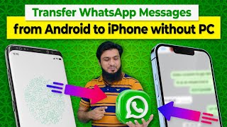 Transfer WhatsApp Messages from Android to iPhone Without PC Wondershare MobileTrans [upl. by Gone706]