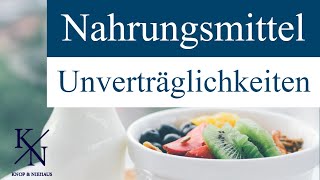 Nahrungsmittelunverträglichkeiten  DAS musst Du unbedingt darüber wissen [upl. by Eramat593]