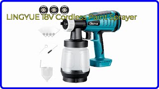 REVIEW 2025 LINGYUE 18V Cordless Paint Sprayer ESSENTIAL details [upl. by Buine]