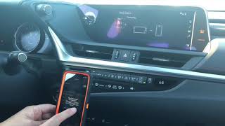 How to Pair your iPhone w your 2020 Lexus ES 350 [upl. by Ecyrb43]