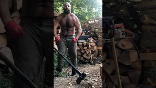 Keepin’ busy lumberjack woodsplitting youtubeshorts [upl. by Thamos]