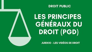 Les principes généraux du droit PGD [upl. by Ha861]