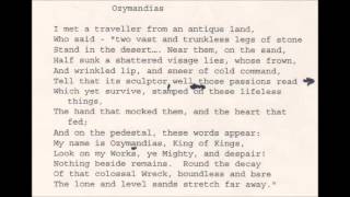 Ozymandias read by Richard Attenborough [upl. by Geddes914]