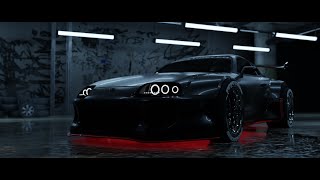 Toyota Supra MK4  3D Blender car animation  Midnight sun [upl. by Milore436]