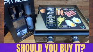 Pit Boss Tailgate Griddle Review Burn Off and Assembly 336GS 10557 [upl. by Sirromal]