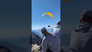 Amazing paraglider at the summit of Mount Timpanogos [upl. by Anah]