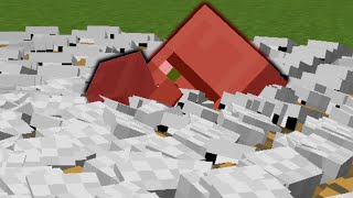 So I made every mob aggressive in Minecraft [upl. by Anyel130]