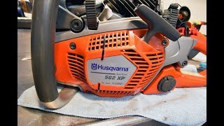 Starting Procedure for Husqvarna 550 xp Mark 2  Tree Felling [upl. by Kone]