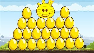 Angry Birds  COMPLETE ALL 33 GOLDEN EGG GOLD STAR [upl. by Wilbur]