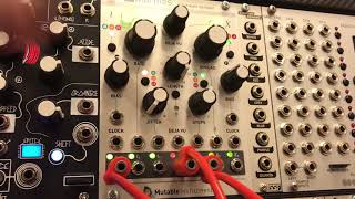 Mutable Instruments Marbles sequencing Rings [upl. by Christabella]