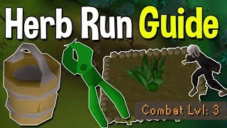 How to Complete Your First Herb Run From Scratch A Beginner Guide to a Basic Herb RunOSRS [upl. by Cutty604]