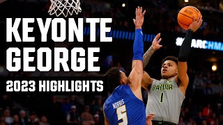 Keyonte George 2023 NCAA tournament highlights [upl. by Nnahsal]