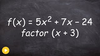 The Factor Theorem and The Remainder Theorem [upl. by Annavoeg697]