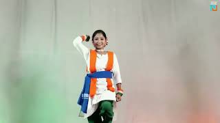 Ma Go Vabna Kano Dance  Patriotic Song Dance Video  Nacher Jagat Bangla [upl. by Jamal416]