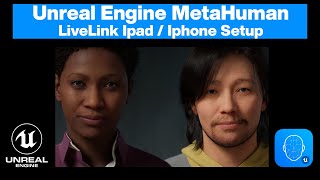 Unreal Engine MetaHuman Live Link Facial Mocap Setup amp Change Character  iPhone or iPad [upl. by Odragde]