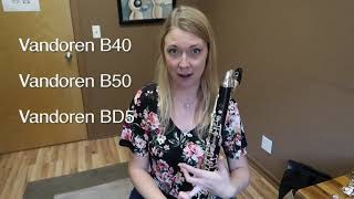 Vandoren Bass Clarinet Mouthpieces B40 B50 BD5 Which is Best [upl. by Zicarelli277]