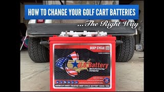 How to Replace Your Golf Cart Batteries  An Easy to Follow Step By Step Guide [upl. by Ardnuahc]