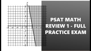 PSAT Math Review 1  Full Practice Exam [upl. by Leno]