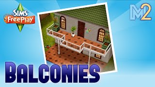 Sims FreePlay  Balcony Quest Tutorial amp Walkthrough [upl. by Enairb962]