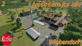 Wiebendorf Farming simulator 2022 Livestream for alle [upl. by Aihtnyc]