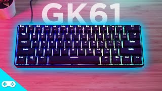 GK61 REVIEW Optical Silver Switch  2021 Review  Sound Test [upl. by Christoffer]