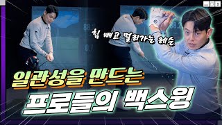 일관성을 만들어주는 프로들의 백스윙 TIP [upl. by Siulegroj36]