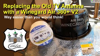 We Replaced our old TV Antenna with the Winegard Air 360 [upl. by Cordula426]