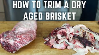 Trimming a Dry Aged Brisket shorts [upl. by Callahan20]