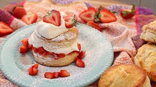 Classic Strawberry Shortcake Recipe [upl. by Weinrich268]