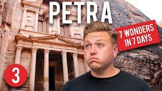 7 WONDERS OF THE WORLD IN 7 DAYS  PETRA JORDAN [upl. by Ezitram140]