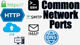 Common Network Ports and Protocols [upl. by Ahseyi]