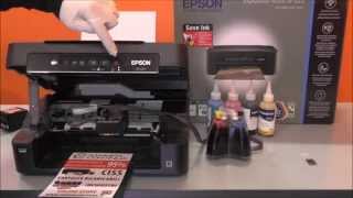 Installazione Ciss per Epson Expression Home XP 225 con cartucce 18 [upl. by Minabe]