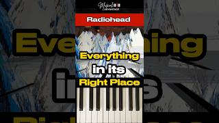 How to Play RadioheadEverything in its Right PlacePiano Intro Tutorial shorts piano tutorial [upl. by Ahsotan493]