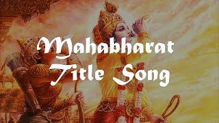 Mahabharat Title Song  Lyrical  Mahendra Kapoor  Navya Kannan mahabharat sing withme [upl. by High]