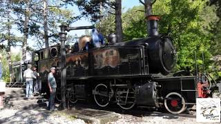 La préparation de la locomotive du Train des Pignes à Vapeur [upl. by Atikehs387]