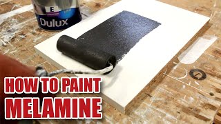 How Do I Paint Melamine DIY Tips [upl. by Jilly]