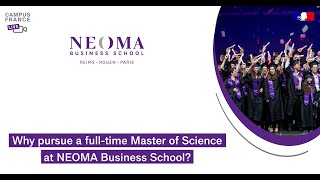 Are you looking to pursue a Masters degree abroad Discover NEOMA Business School [upl. by Hamer]