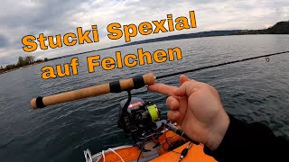 Stucki Spexial 210m Praxistest Felchen fischen  Frühling Bielersee Schweiz [upl. by Gussi4]